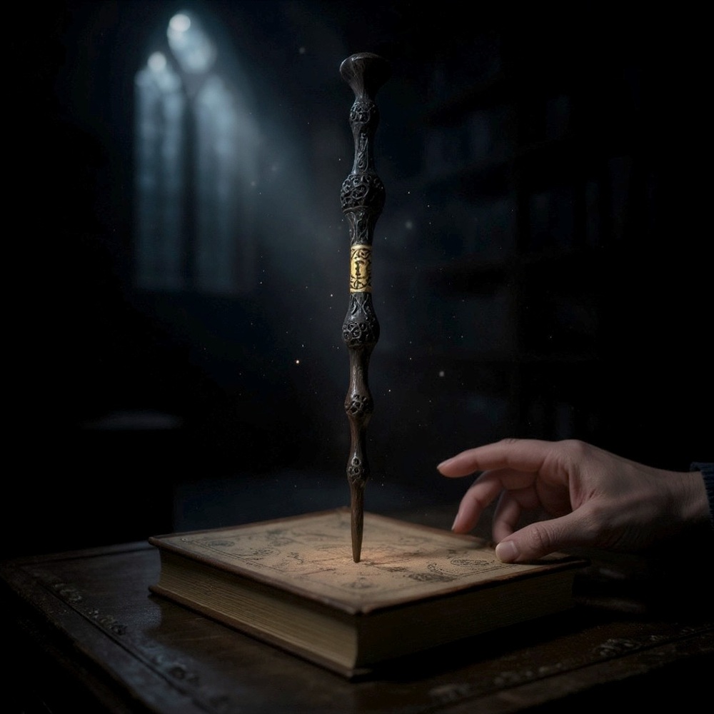 Noble Collection Elder Wand Resin-Harry Potter With Box No Paperwork